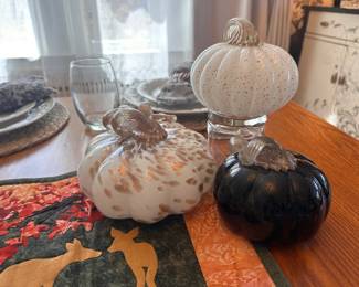 Glass Pumpkins