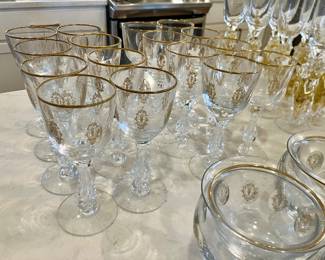 Tiffin “Palais Versailles” wine glasses