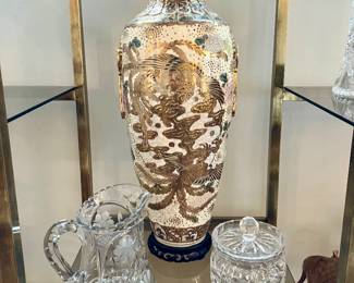 Impressive satsuma vase