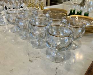 Tiffin “Palais Versailles” sorbet glasses