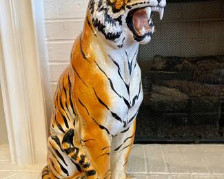 Ceramic tiger