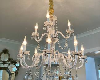 Venetian glass chandelier