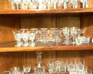 Waterford Lismore Crystal Goblets, Stemware, Decanter & Barware...Just a sampling available.