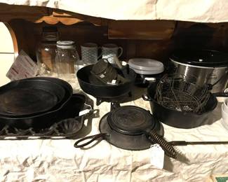 Cast Iron in Breezeway and Basement areas