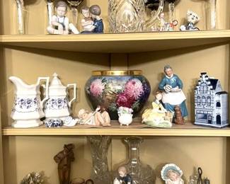 Hand Painted Porcelain, Cut Crystal, Bing & Grondahl, Royal Doulton and Much More.