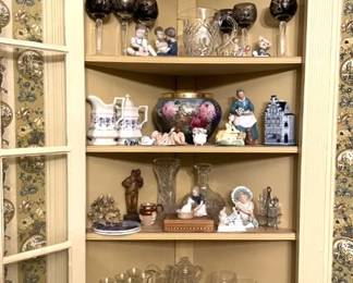 All shelves & table tops will be full of treasures.