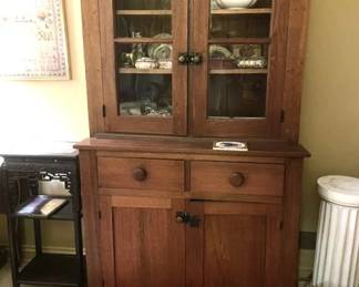 Over 10 Antique Cabinets & China Hutches all throughout the house.