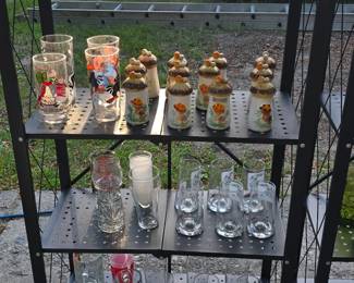 Misc glasses and spice shaker
