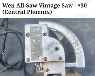 Vintage saw 