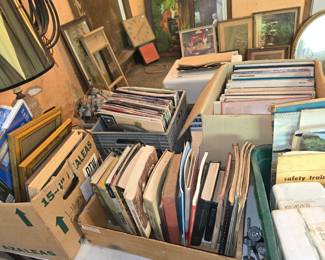 Records and movie disc