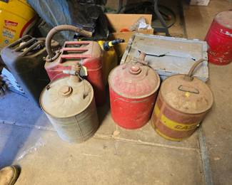 Metal Gas cans 