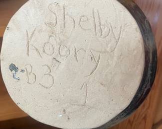 $32.00 - Signed Shelby Koory Studio Pottery Bowl