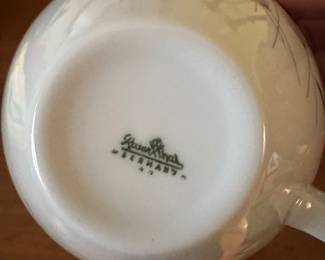 $18.00 - Green Rosenthal Germany Porcelain Teacup