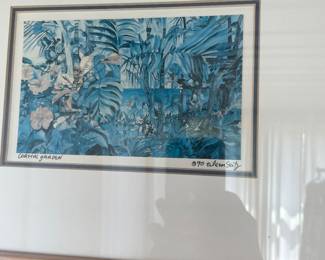 $150.00 - Vintage Eileen Seitz Signed Tropical Coastal Art Prints, Set of 4, 1988-1991