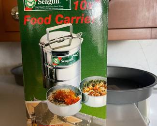 $18.00 - Seagull 18/8 3-Tier Tiffin Food Carrier