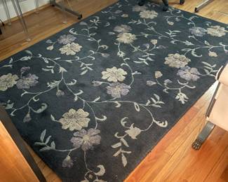 $155.00 - Nourison Bouquet Collection 5' x 7' 100% Wool Floral Area Rug