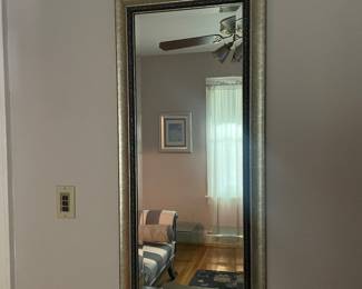 $38.00 - Silver Framed Wall Mirror