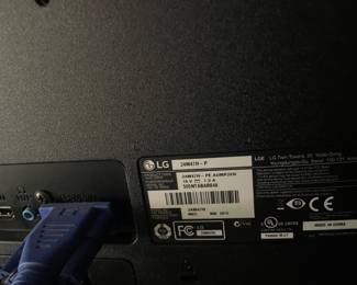 $22.00 - LG 24" Full HD Computer Monitor 24M47H-PHDMI/VGA