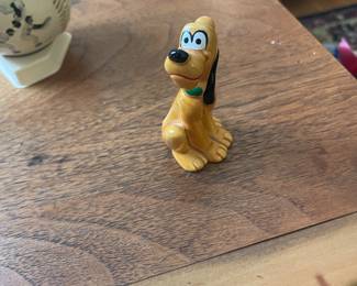 $18.00 - Vintage Walt Disney Productions Pluto Ceramic Figurine, Made in Japan