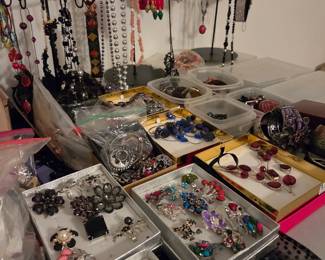 Lots of costume jewelry
