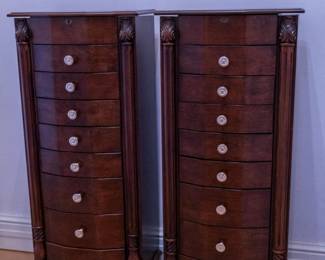 Jewelry chest x 2 ( has a lot of  secret storage )