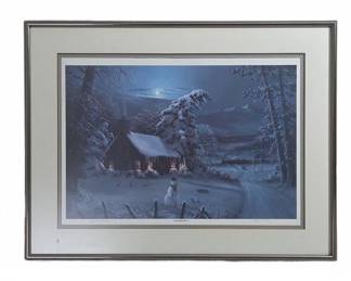Jesse Barnes Signed Print The Night Before Xmas