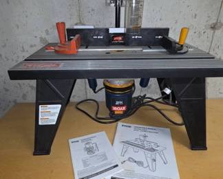 Ryobi Router Table With R161 Router and Manuals