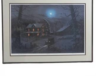 Jesse Barnes Grandpa's Farm Signed Print