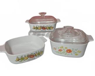 CorningWare Casserole Dishes with Lids