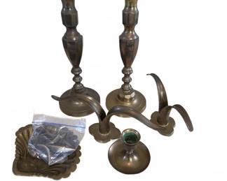 Brass Candle Holders and Decor