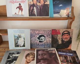 Pop and Country Vinyl Records