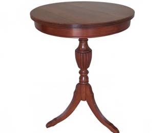 Round Pedestal Side Table