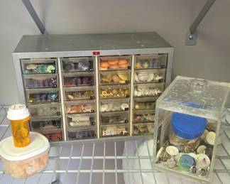 Button Collection in Organizers