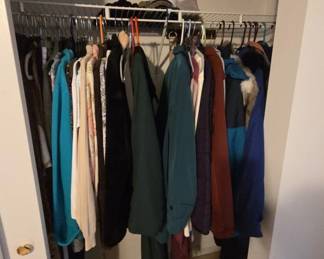 Closet Contents Clothing and Accessories