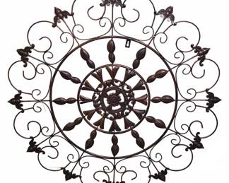 Decorative Metal Wall Hanging Medallion