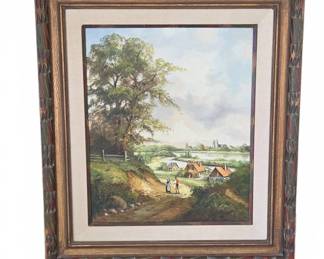 Framed Original Oil Painting, 30 x 36 In.