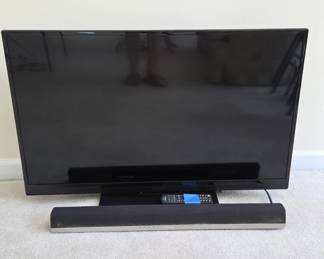 Insignia 39" LED TV With Remote, Philips Sound Ba