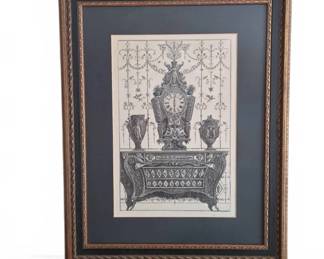 Piranesi Architectural Engraving, Framed