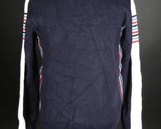 70s Lord  Lord Striped Acrylic Ski Sweater