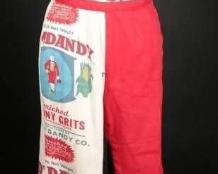 Vtg 70s Aspen Jim Dandy Novelty Print Ski Overalls