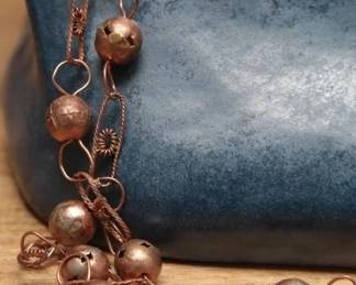 handmade copper necklace
