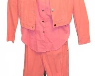 1980s Esprit Sport 3Piece Cotton Denim Set