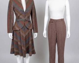 70s The Strawberry Plant Wool Tweed Suit