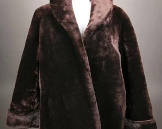 1950s Sheared Mouton Lamb Fur Jacket