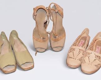 80s Womens Espadrille Shoes