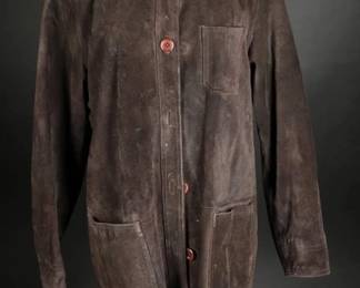 90s GAP Womens Brown Suede Chore Coat