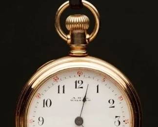 AWW Waltham pocket watch