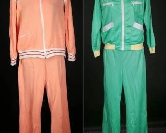 70s80s Womens Athletic Tracksuits