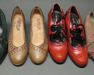 Womens Vintage 70s80s Heeled Shoes