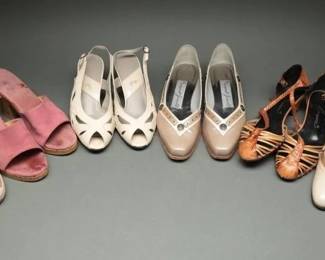 70s80s Womens Heels, Sandals  Mules